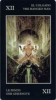 Luis Royo - Black Tarot, 12, le pendu